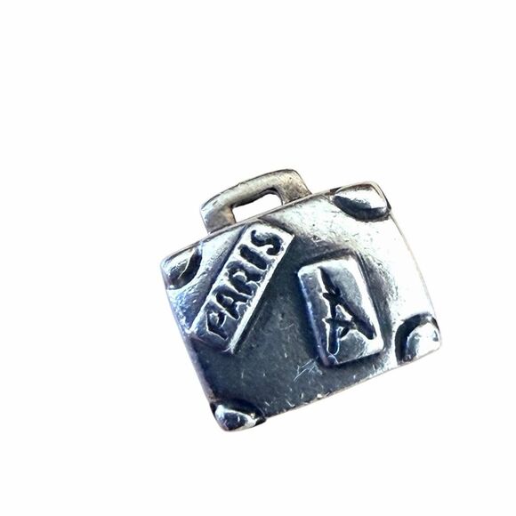 Pandora Sterling Silver Travel Suitcase Charm - Picture 2 of 6